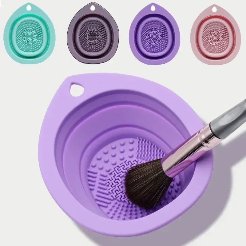 Silicone Makeup Brush Cleaning Bowl