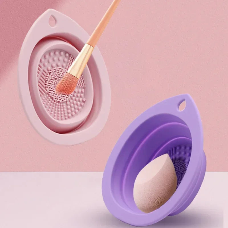 Silicone Makeup Brush Cleaning Bowl