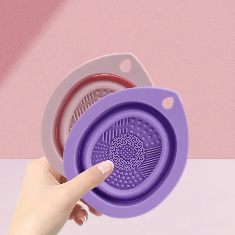 Silicone Makeup Brush Cleaning Bowl